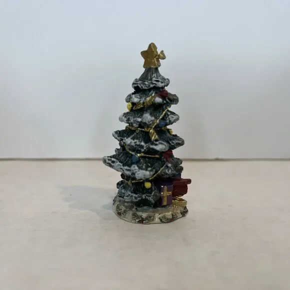 Novelino Pewter Gift Lot of 3 Christmas Church Santa Tree Figure Holiday 2.5" - Picture 8 of 16